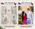 WEEKLY COUPLES PACK- (2) 11X14" Custom Countdown Mosaics